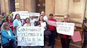 Víctimas de pagarés envían carta a Peña denunciando muertes y despojos