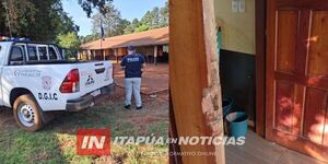  HURTO AGRAVADO EN ESCUELA DE BELLA VISTA