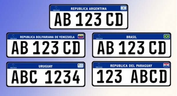 Personalizar chapas Mercosur: costos y restricciones