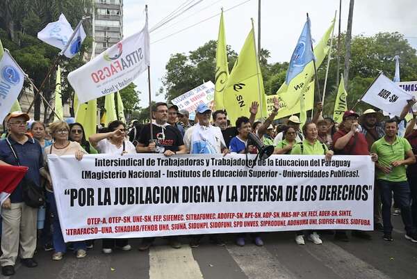 Caja Fiscal: docentes creen que Senado trataría “de sorpresa” la reforma la próxima semana - Política - ABC Color