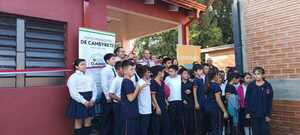 Cambyretá fortalece infraestructura educativa en la Escuela Básica N° 731 San Miguel