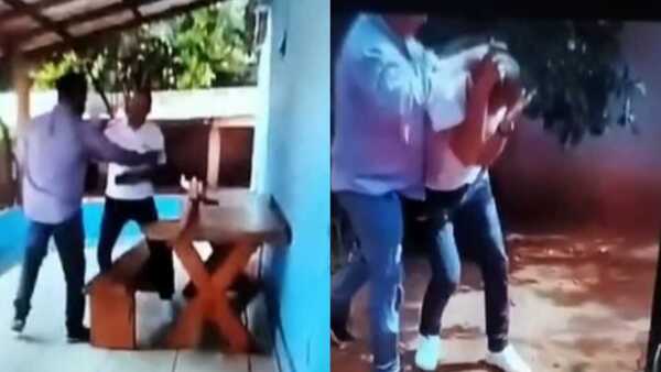 “No estoy arrepentido” dijo intendente de Laurel tras cintarear a periodista por celos