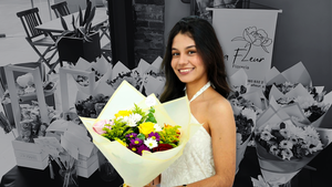 Tenía 18 años y G. 1 millón: así empezó una joven florería en Asunción