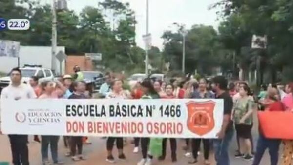 Manifestación por kits escolares: “se olvidaron de nosotros”