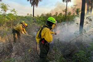Bomberos recuerdan prohibición de quemas en Paraguay ante riesgo crítico de incendios - Nacionales - ABC Color