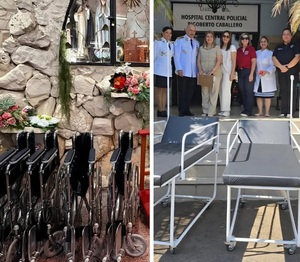 Popular / Entregan importancia equipamiento a Hospital de Policía