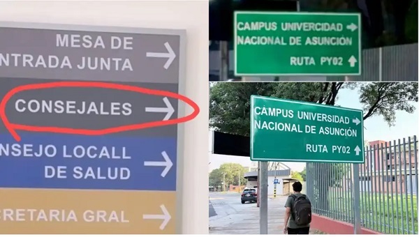 Luque: error ortográfico en cartel se vuelve viral