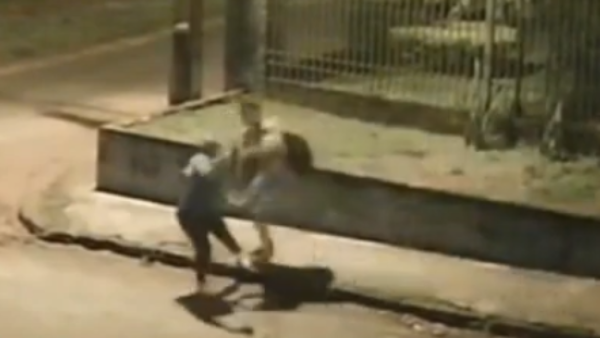 Atacó a una mujer para robarle, pero ella se defendió y le pegó con su termo