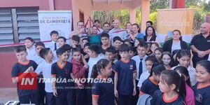 INAUGURAN COCINA COMEDOR Y TANQUE DE AGUA EN ESCUELA SAN MIGUEL DE CAMBYRETÁ