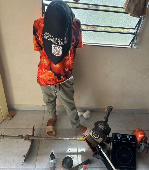 Dos aprehendidos por hurto domiciliario en el asentamiento Santa María - Concepción al Día