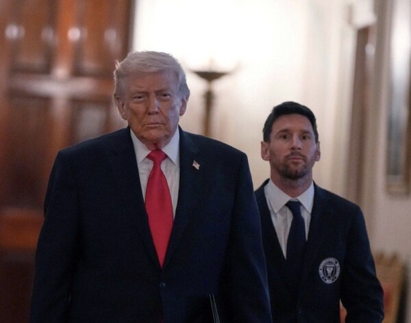 Trump y Messi en la Casa Blanca, la foto que da la vuelta al mundo