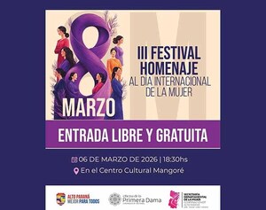Festival Homenaje al Día Internacional de la Mujer se realizará hoy en el Centro Cultural Mangoré | DIARIO PRIMERA PLANA