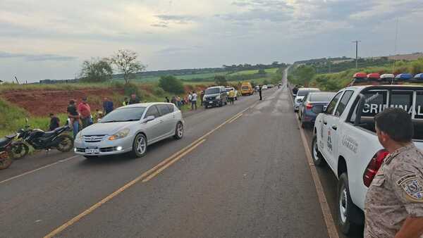 Tragedia en Santa Rosa del Aguaray: Adolescente muere en la ruta al caer de motocicleta