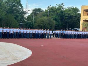 Reciben a 294 nuevos aspirantes a suboficiales en el Colegio de Policía de Itapúa