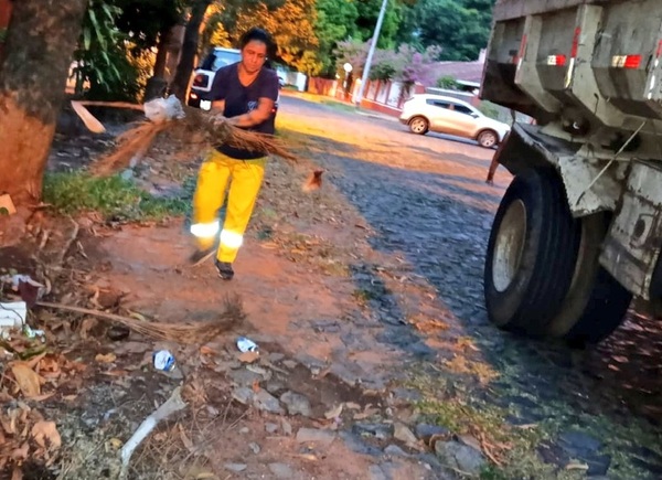 Por culpa de los árboles caídos, Asunción está invadida de basura, dicen - ADN Digital