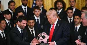 La Nación / Trump bromeó con Messi en homenaje al Inter Miami en la Casa Blanca