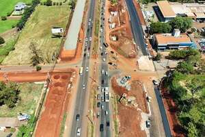 A finales de este mes, el tránsito en la Ruta PY02 será redirigido por obras del viaducto en Ciudad del Este - ABC en el Este - ABC Color