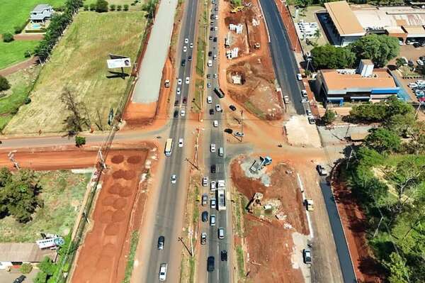 A finales de este mes, el tránsito en la Ruta PY02 será redirigido por obras del viaducto en Ciudad del Este - ABC en el Este - ABC Color