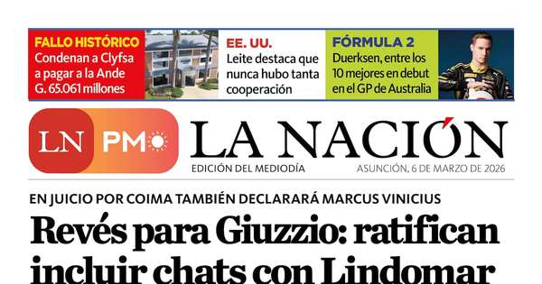 La Nación / LN PM: edición del 6 de marzo