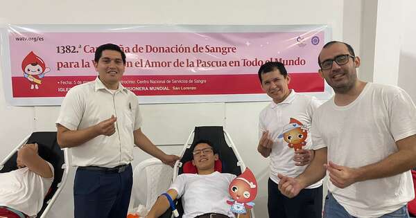 La Nación / Invitan a sumarse a campaña de donación de sangre por Pascua
