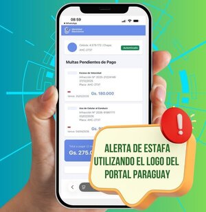 Seguridad digital: MITIC alerta sobre intento de estafa que suplanta al Portal Paraguay