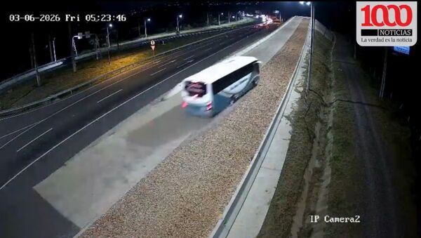 Rampa de frenado evita siniestro y detiene a tiempo un ómnibus con 30 pasajeros