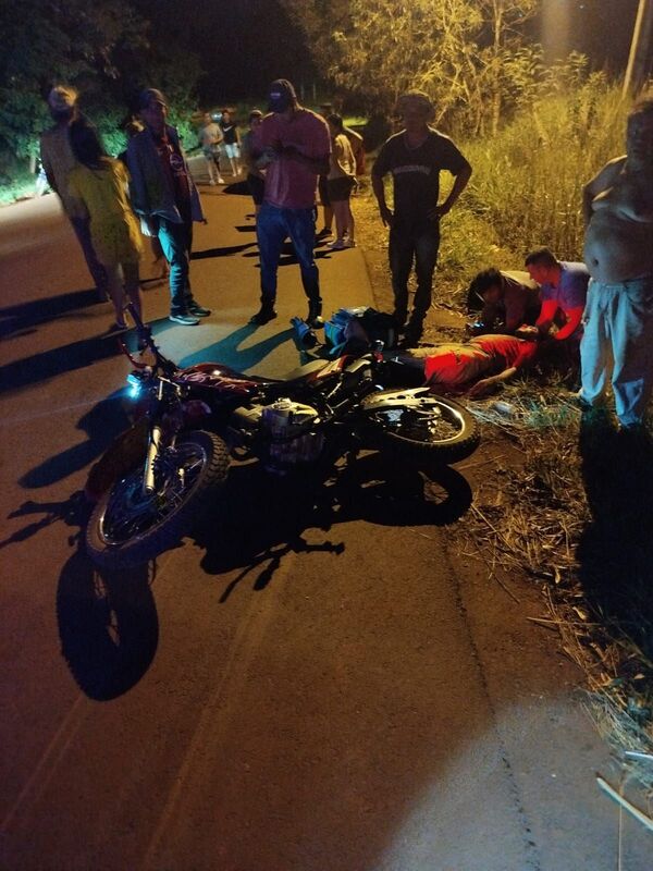 Abuela salió a buscar una vela y terminó con fracturas tras ser embestida por una motocicleta en Yatytay