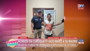 Conmoción en Curuguaty: hombre es detenido tras matar a su madre de siete puñaladas