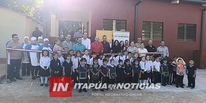 CAMBYRETÁ INAUGURA COCINA Y COMEDOR EN ESCUELA BÁSICA N.º 510 ADELA SPERATTI