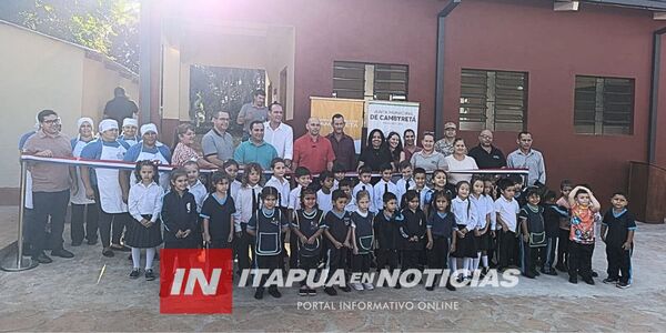 CAMBYRETÁ INAUGURA COCINA Y COMEDOR EN ESCUELA BÁSICA N.º 510 ADELA SPERATTI