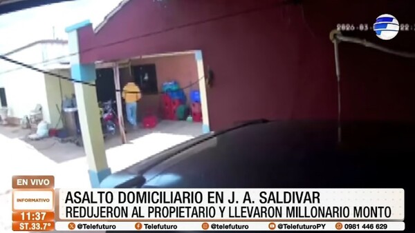 Delincuentes golpean y asaltan a una familia