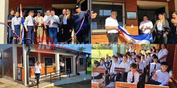 INAUGURAN COCINA COMEDOR EN LA ESCUELA BÁSICA N.º 4471 SAN MIGUEL DE TRINIDAD