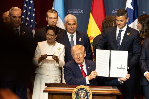 EL PRESIDENTE PEÑA PARTICIPÓ EN LA CUMBRE “ESCUDO DE LAS AMÉRICAS” CONVOCADA POR DONALD TRUMP