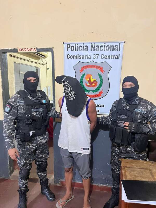 Detienen a presunto motochorro en Areguá y buscan a su cómplice - Policiales - ABC Color