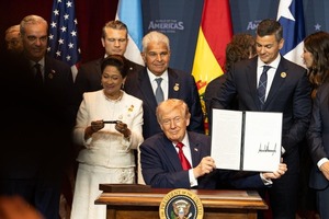Cumbre “Escudo de las Américas”: Peña se reunió con Donald Trump - trece