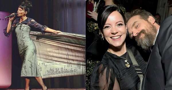 Diario HOY | Lily Allen luce vestido con pruebas de infidelidad de su exesposo David Harbour