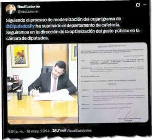 Diputados gastarán más de G. 354 millones para café, cocido y chipitas - Política - ABC Color