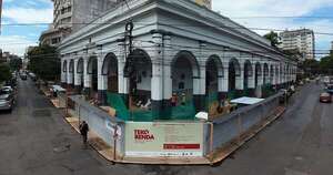 La Nación / Avanzan las obras de restauración del histórico edificio La Recova