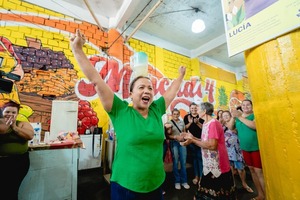 UNFPA inicia su campaña “¡Quiero Vivir Así! #SinViolencia” en una alianza con el Mercado 4 - trece