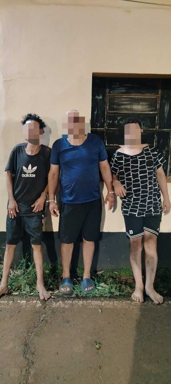 Tres hermanos aprehendidos tras resistencia y agresión a policías - ADN Digital