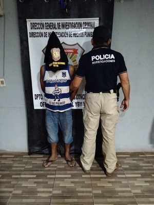 Detienen a hombre con orden de captura por hurto en Yby Ya’u - Concepción al Día