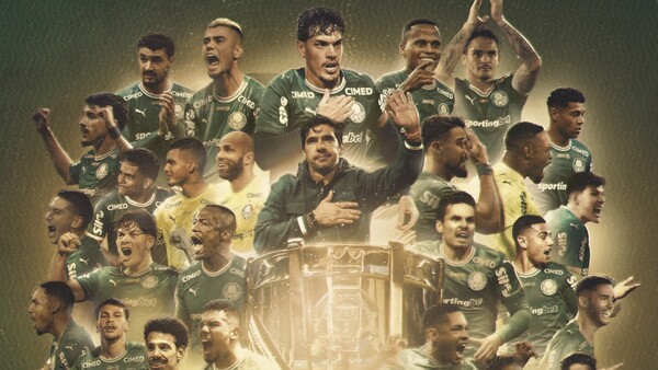 Gómez, Sosa y Mauricio, campeones con Palmeiras