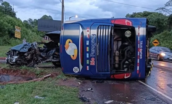 Trágico accidente deja un fallecido y varios heridos