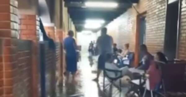 Diario HOY | Lluvias afectaron pasillos del Hospital de Clínicas