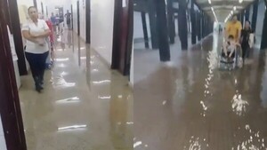 Temporal inundó hospitales: Pabellones de Calle'i, Clínicas e IPS Ingavi se llenaron de agua