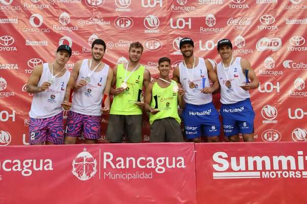 Oro y Bronce para Paraguay en la 2da etapa del Circuito Sudamericano de Vóley Playa
