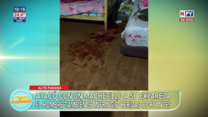 Hombre ataca a su expareja con machetillo en brutal intento de feminicidio en Presidente Franco
