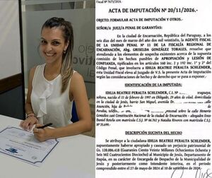 Imputan a ex intendente interina de Jesús de Tavarangue por supuesto delito de apropiación y lesión de confianza