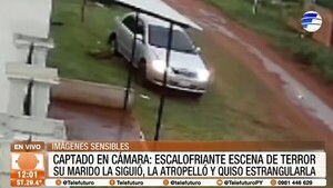 Captado en cámaras escalofriante escena de terror