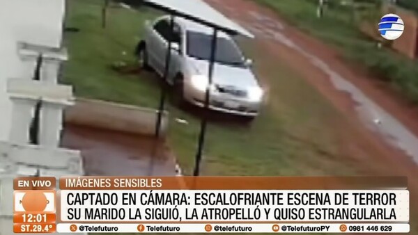 Captado en cámaras escalofriante escena de terror